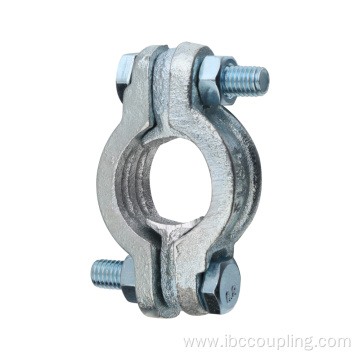 Carbon steel zn plated double bolt hose clamp